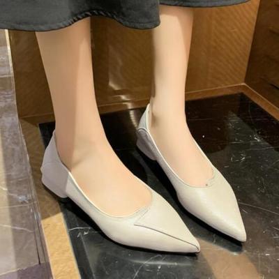 New ArrivalS Open Run Women S backleSS dreSS ShoeS Simple Pointed Toe Blopfer