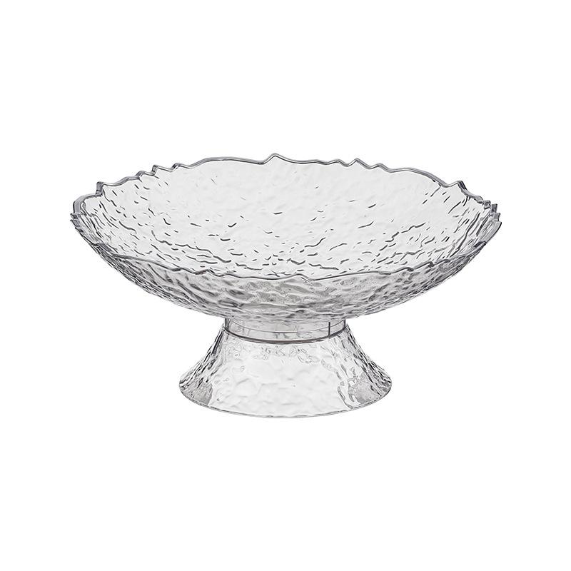 Light Luxury Feng Fruit Tray Home Living Room Coffee Table Can Be Drained Fruit Tray Kitchen Candy Tray Simple Dried Fruit Snack Placement