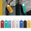 Lipstick Lip Gloss Bag Keychain Holder PU Leather Chapstick Pouch Keyring Portable Lip Balm Packaging Cover Key Chain