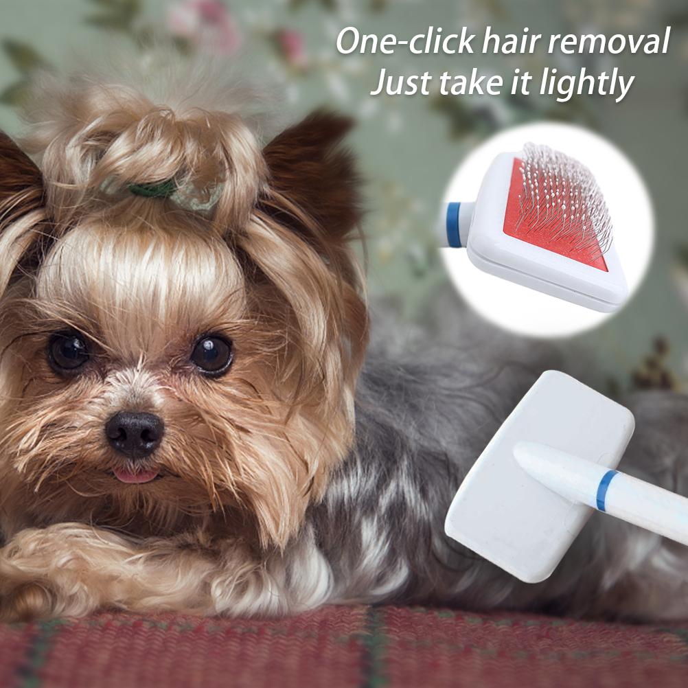 Tierpflegekamm Tier Edelstahl Pflege Werkzeug Katze Hund Haarbürste