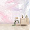 Pink Feather 3D Photo Wallpaper For Bedroom Walls Home Decor Modern Creative Living Room Children Room Mural Papier Peint