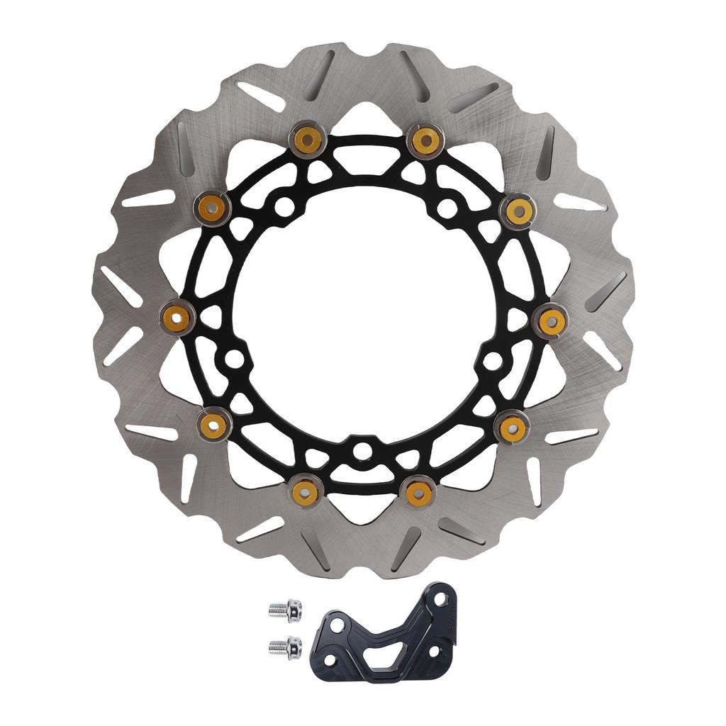 Motorcycle Front Brake Rotor 300mm CNC Stainless Steel Improve Braking Stability Replacement for
