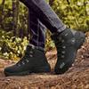 Men Hiking Shoes Outdoor Anti-slip Laced High-top Boots Wear-resistant Breathable Thick-soled Casual Sports Shoes Men
