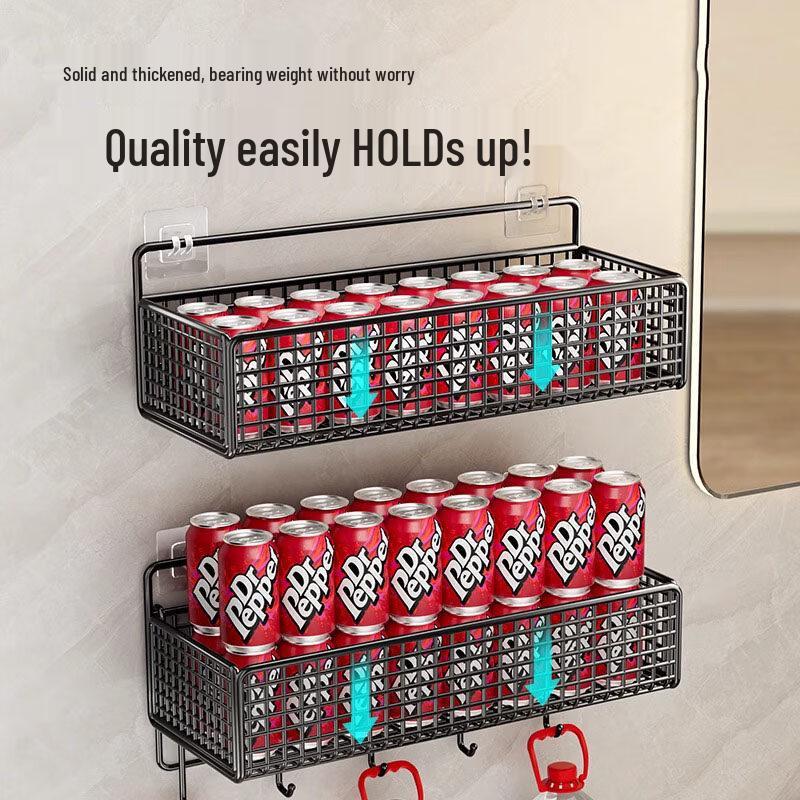 Estante de Almacenamiento para Baño y Cocina Montado en Pared LIEI