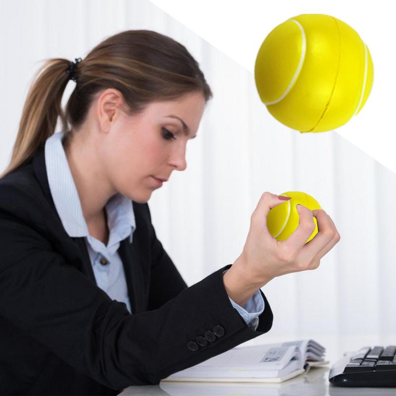 12pcs 5cm Foam Tennis Balls High Elasticity Practice Tennis Foam Tennis Balls for Adult Practice Foam Soft Tennis Balls