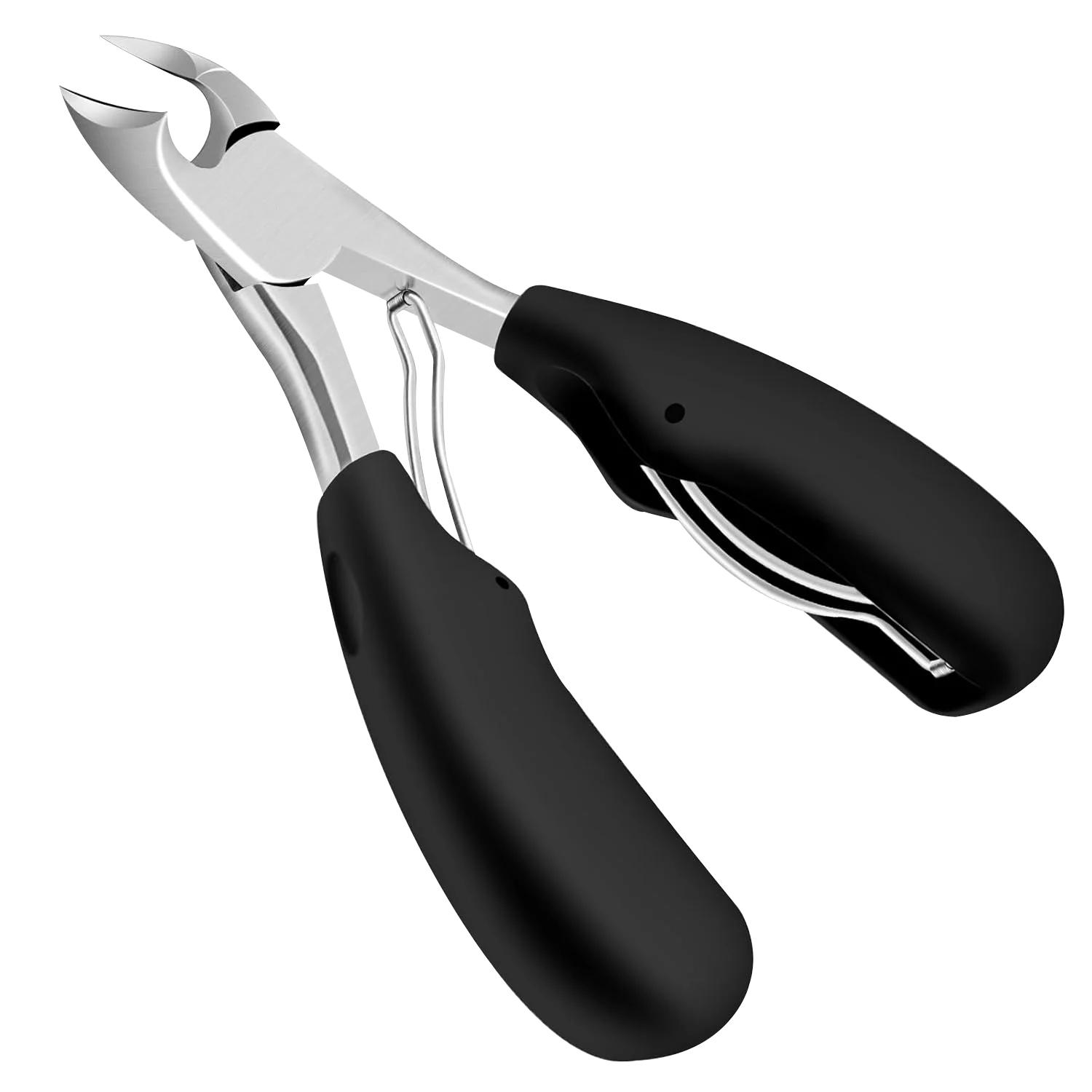 1Pcs Professional Thick Ingrown Toe Nail Clippers Pedicure Nail Cutters Trimmer Curved Blade Grooming Tool
