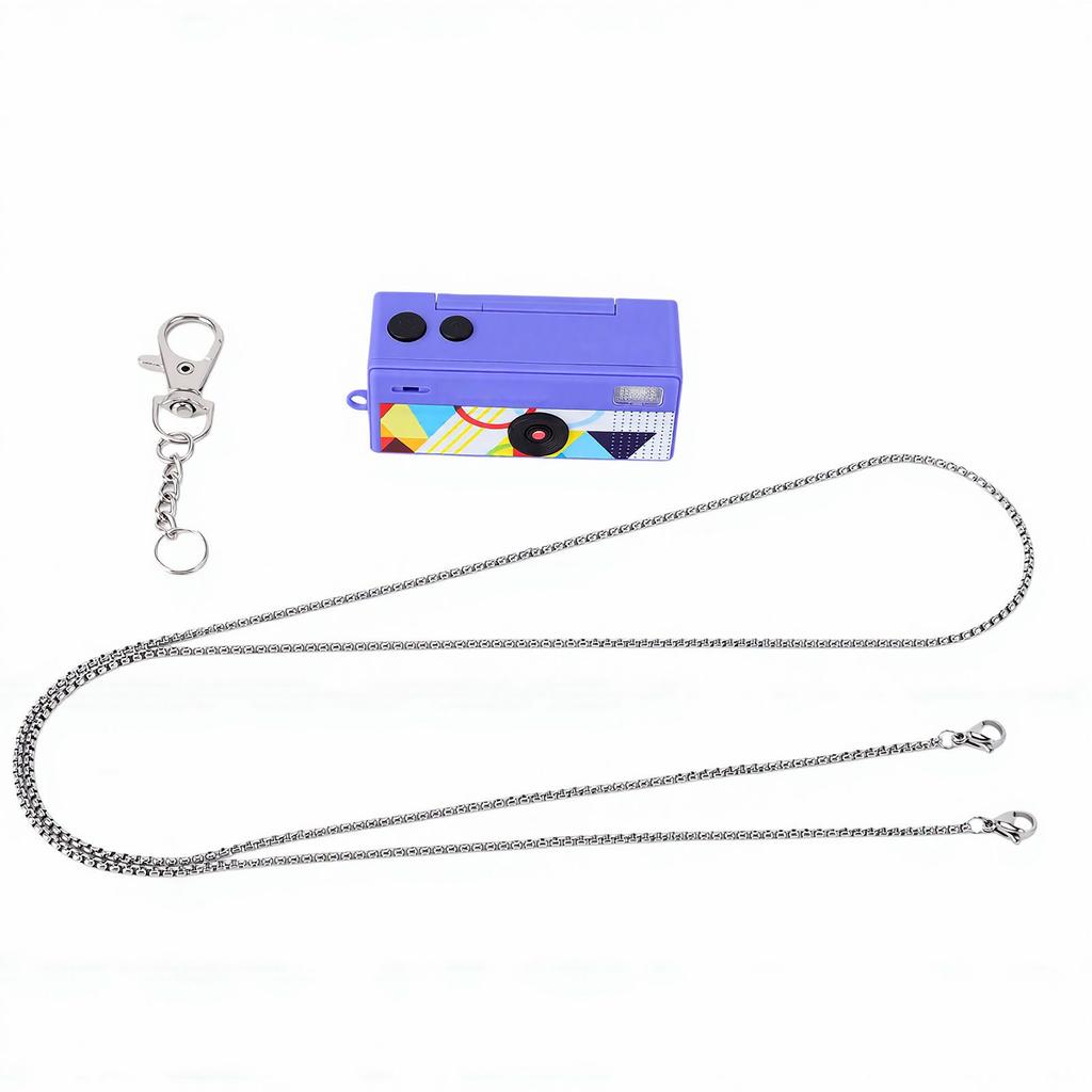 Keychain Camera Retro Thumb Camera with Flip Screen 1080P Video Recorder for Outdoor Photography
