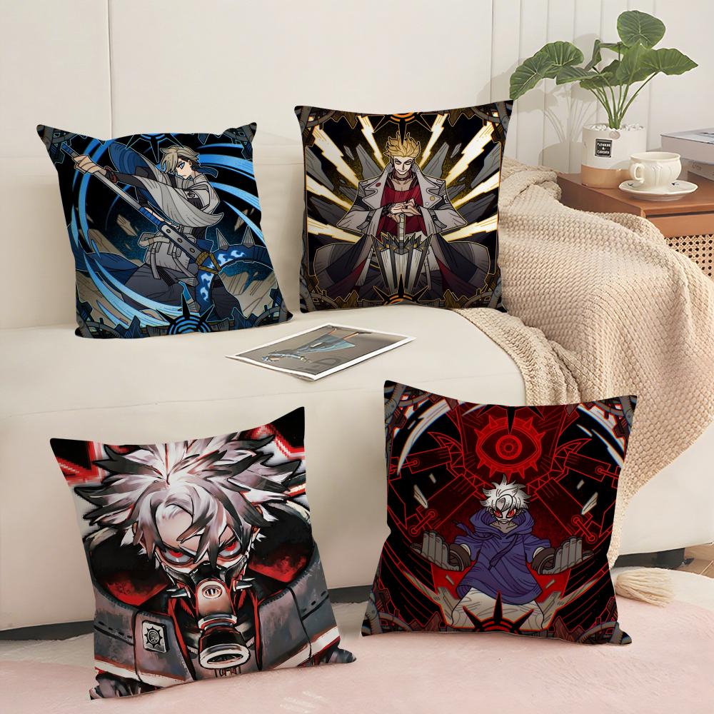 Anime G-Gachiakuta Cushion Cover Soft Short Plush Pillow Cover Smooth Cozy Texture Aesthetic Cushion Case Home Decor