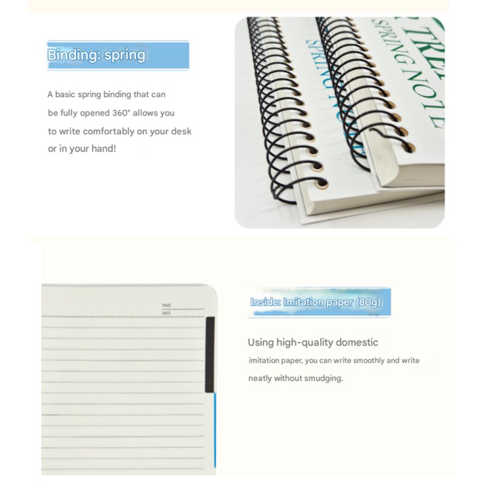 Lined Spring Note #1 242 Sheets (190mm X 260mm) PP Cover