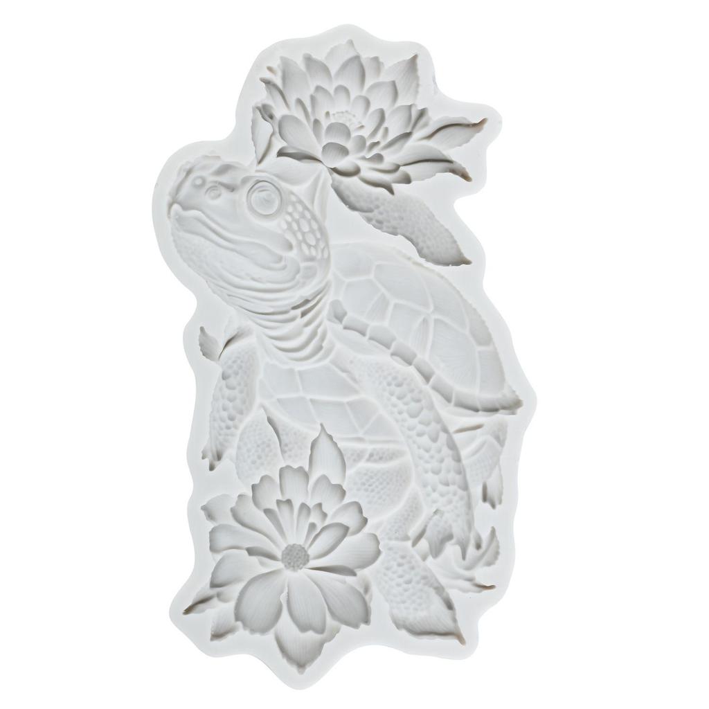Sea Turtle Silicone Molds Turtle Fondant Mold Cake Decorating Tools Cupcake Topper Chocolate Candy Craft Gum Paste Polymer Clay