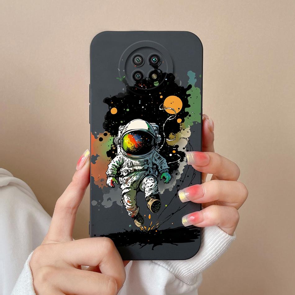 For Redmi Note 9T 9S Case Cute Trendy Back Cover For Xiaomi Redmi Note 9 S Note9t Soft Liquid Silicone Full Cover Design Fundas