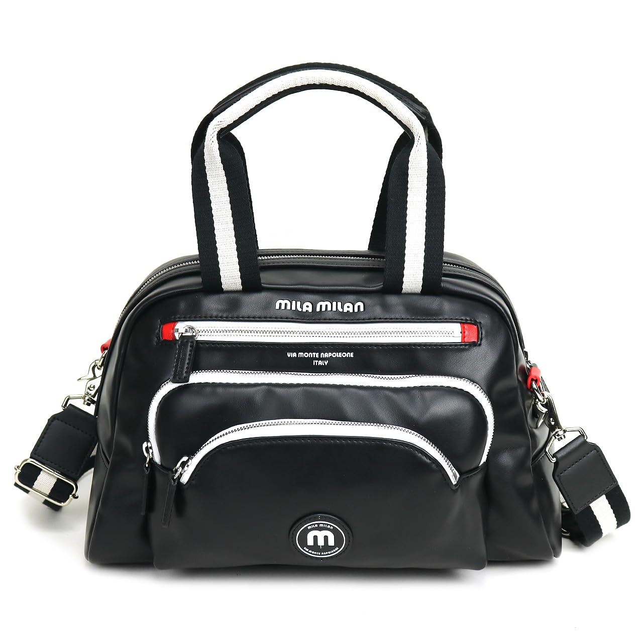 

Mini Boston Bag Rosso 247301 Black [Mira Milan]