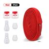 1Pair/2Pair NEW Elastic Shoe Laces Flat Shoelaces Without Ties Kids Round Snap Lock  Adult Quick Shoelace Shoe Accessories