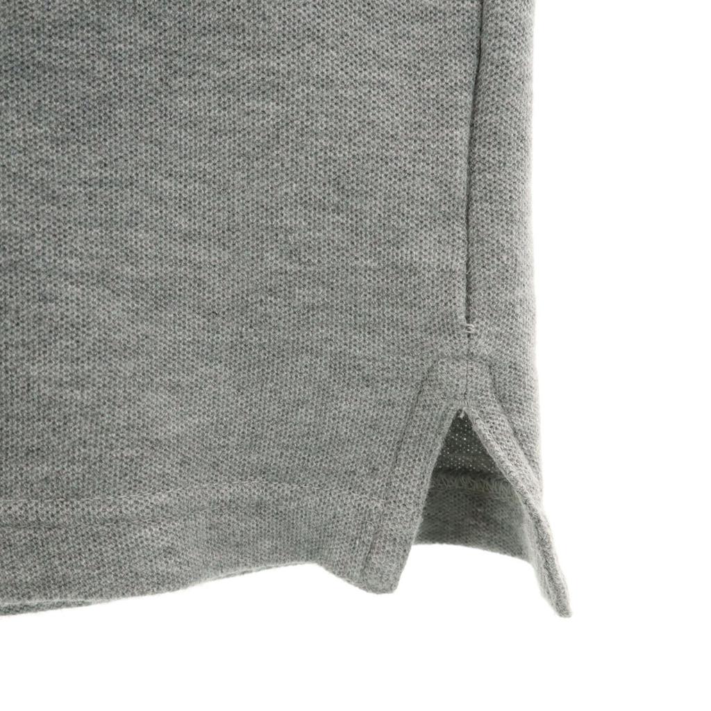 Champion Kurzarm Half-Zip Poloshirt L grau Herren Gebraucht