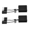 2 Pcs LED Headlight Decoder Anti Jamming Aluminum Shell Car LED Headlight Anti Flicker Canbus Decoder 9‑16V