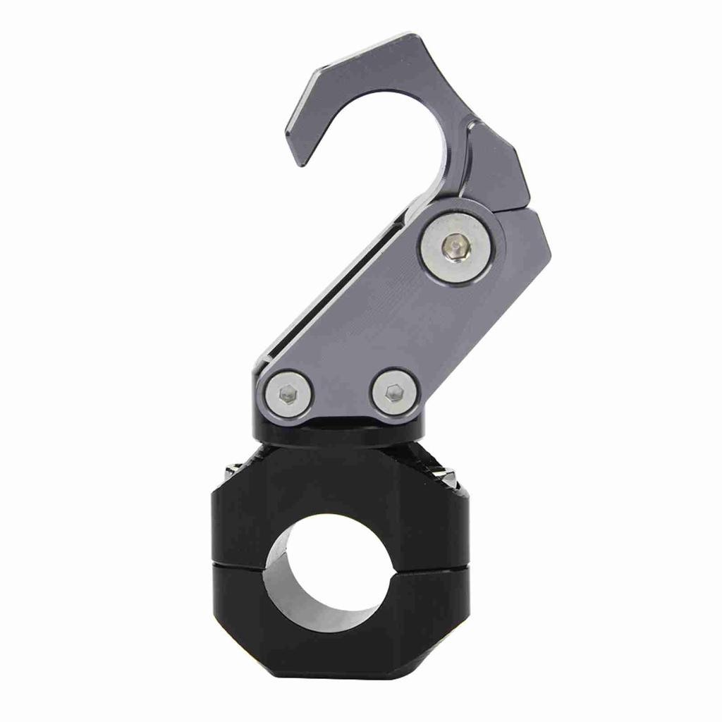 22mm Unversal Motorcycle Handlebar Hook for         ;Black: