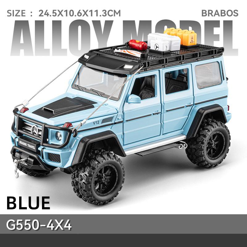 1:24 Mercedes-Benz G550 4X4 Modified Version Off-road Car Diecast Car Advanced Collection Ornament Car Models