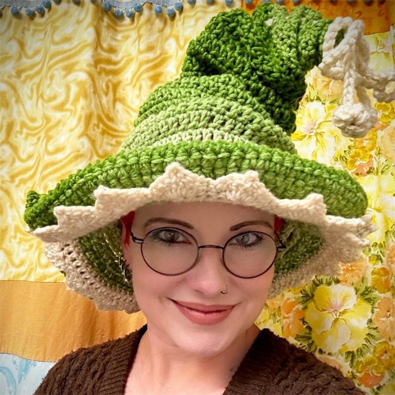 New Handmade Crocheted Cartoon Animation Style Personalized Fashionable Adult Hat