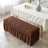 Bench Protector Cover, Seat Stretch Dining for Bedroom,