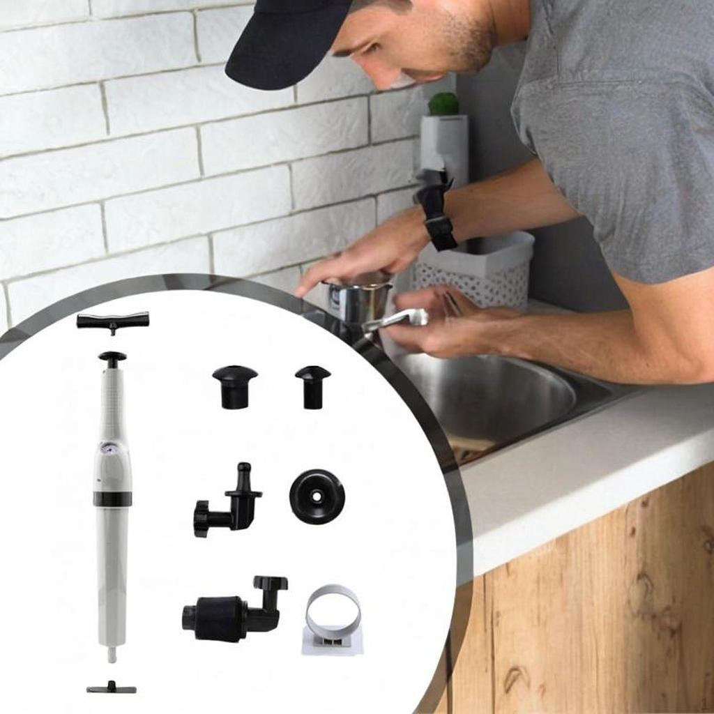Air Plunger, Toilet , High Pressure Drain Plumb Sink for Floor Bathrooms Bathtub