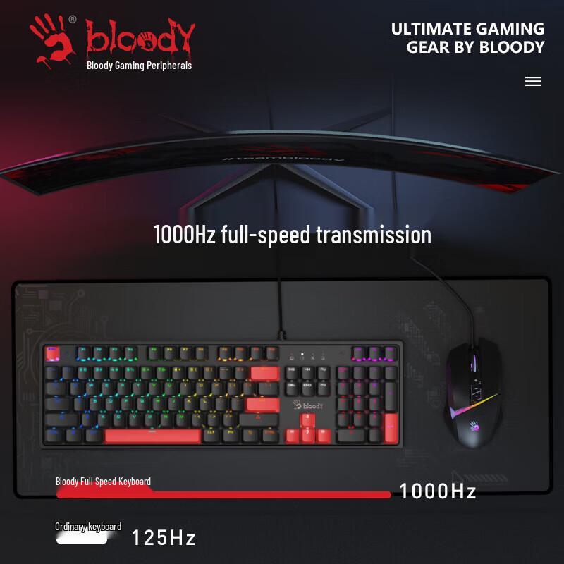 

Механічна ігрова клавіатура A4Tech Bloody S510R RGB