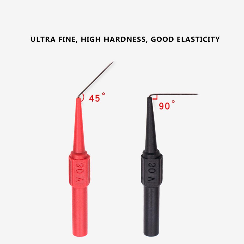 10-50Set 30V 1A Diagnostic Tools Multimeter Test Lead Extention Back Piercing Needle Tip Probes Autotools Automotive Kit Machine