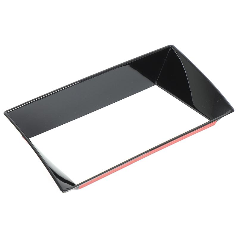 ABS Carbon Fiber/Matte Black For Jaguar F-TYPE 2013-18 Car Center Console Navigation Screen Decorative Frame Sticker Accessories