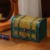 Antique Finish Jewelry Keepsakes Box Antique Home Decoration Box Wooden Storage Box  Wedding Gift