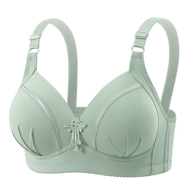 Wirefree Plus Size Anti-Sagging Support Bra for Mature Women