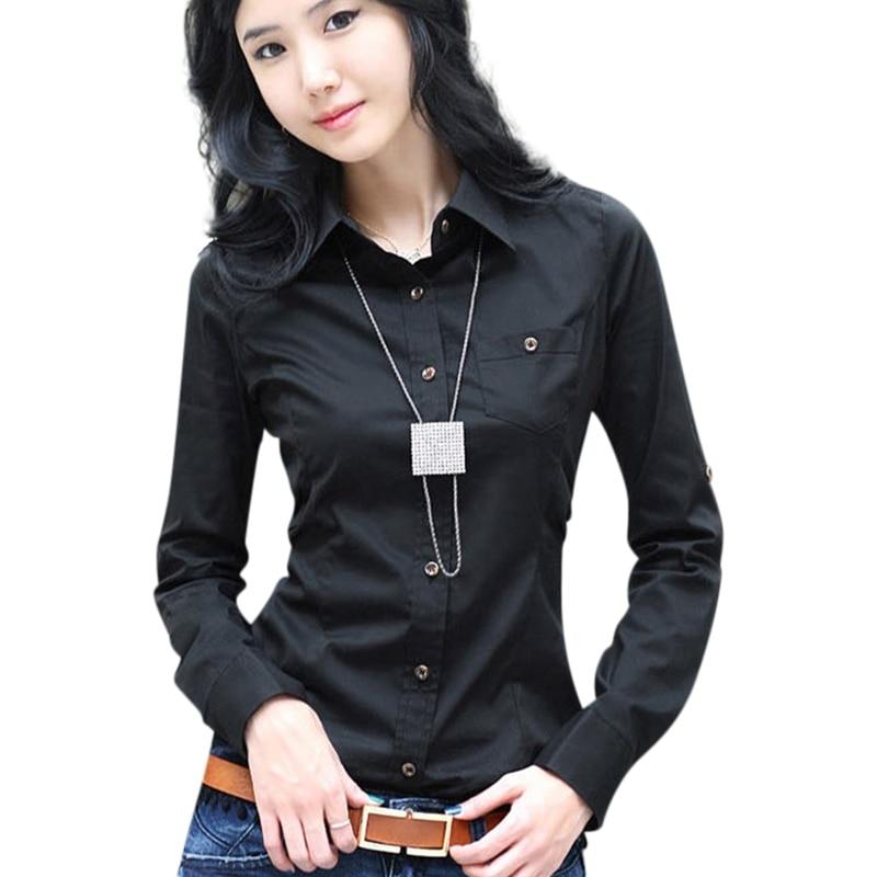 

Однотонная тонкая рубашка OL, повседневная рубашка с длинным рукавом, темпераментная женская рубашка 2XL