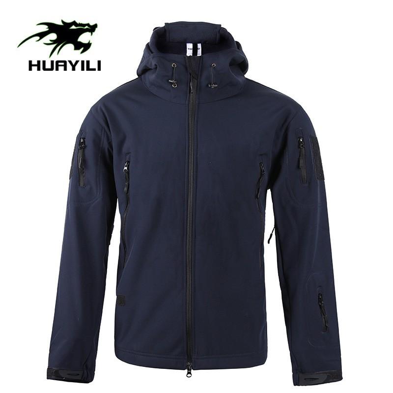 Men Waterproof Camo Fleece Softshell Cycling Jacket Outdoor Windproof Warm Coat