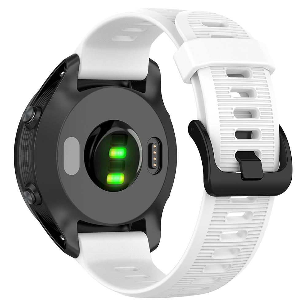 For Garmin Forerunner 945/935 Replacement Wrist Band Steel Buckle Textured Silicone Watch Strap