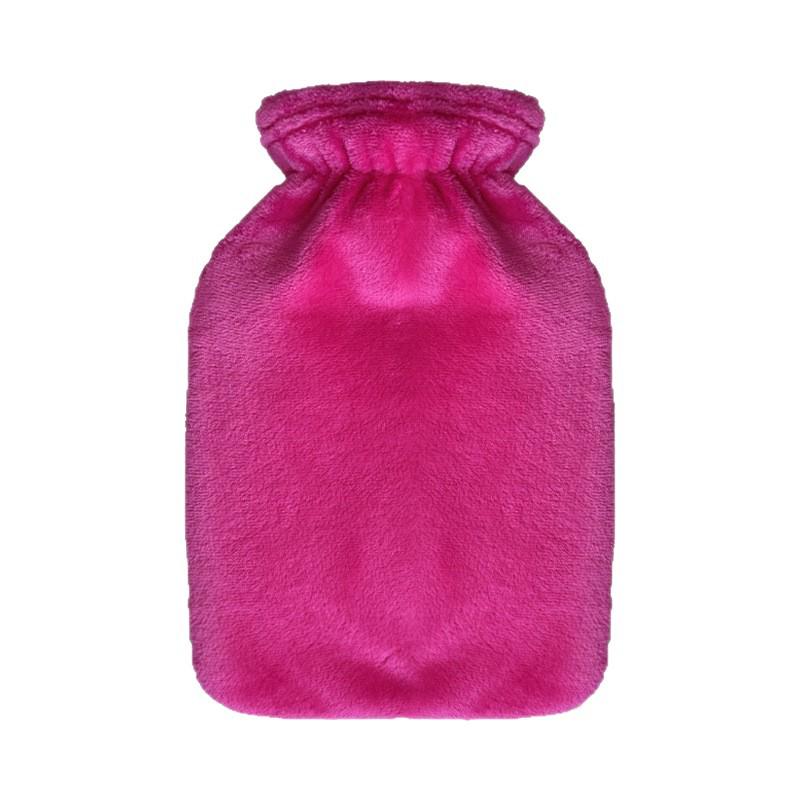 Coral Fleece Faux Rabbit Fur Coat Hot Water Bottle: Explosion-Proof Thickened Winter Hand & Foot Warmer.