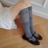 GREYMANSION Carry Barrette See-Through Over Knee Socks