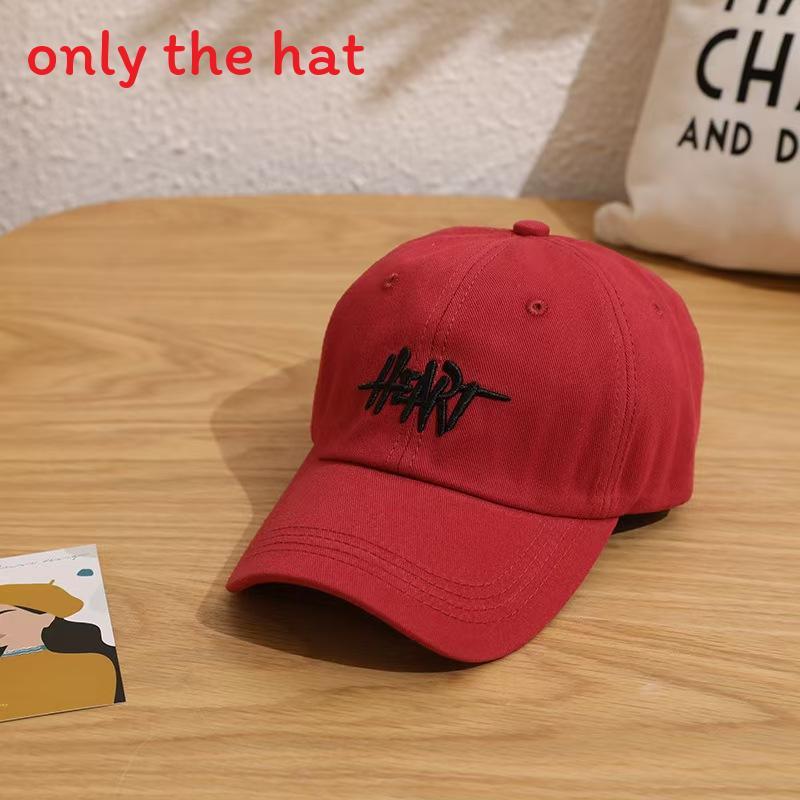 Cotton Baseball Cap For Men Women With Embroidered Letter Sunshade For Outdoor Activities