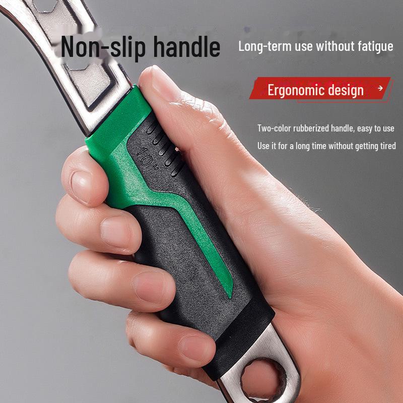 Industrial-Grade Adjustable Wrench: 0-36mm Dual-Purpose, Rust-Proof, Waterproof