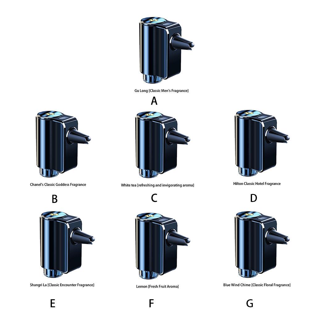 Car Air Adjustment Aroma Diffuser Oil Aroma Diffuser Fragrance Aroma Diffuser Car Delicate Fragance Aroma Black