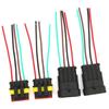 2 Sets 4/5/6 Pin Car Waterproof Electrical Connector Plug with Wire