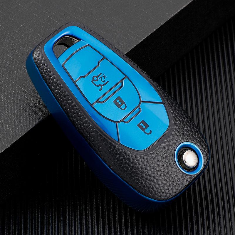 Chevrolet New Cruze Leather Key Cover - KOWOZ Car Key Bag