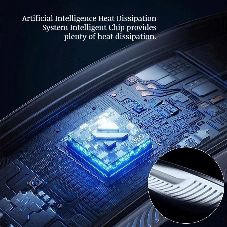 2024 Protable Waist Hanger Fan Outdoor Sports Belt Clip Air Conditioner Cooling Rechargeable Fan Mini Waist Mounted Fan, 3 Modes