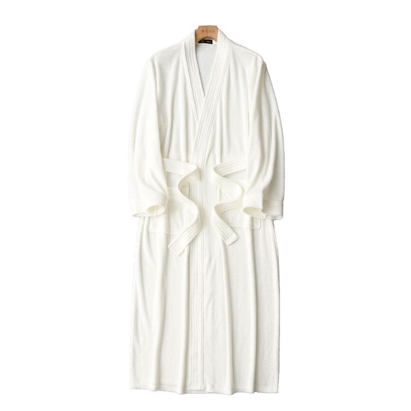 

Унисекс махровый хлопковый халат - Абсорбирующая одежда для сна на все сезоны XXXL