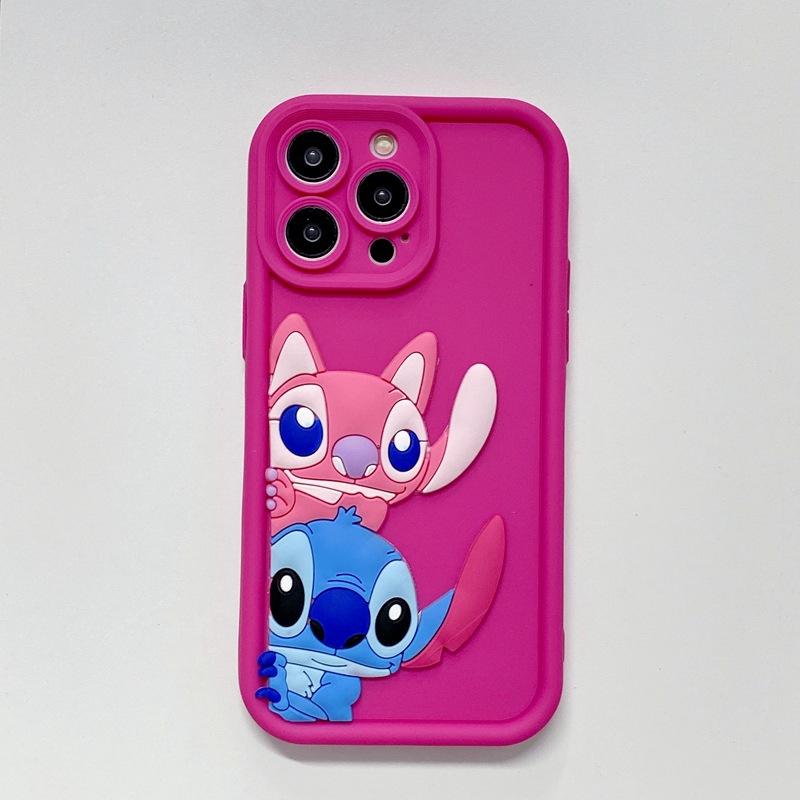 Fun Big-eyed Monster for iPhone15 Mobile Phone Case Apple 13promax Creative Cartoon Fine Hole Soft