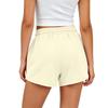 Women Drawstring Waist Casual Shorts with Elastic Soft Fabric Relaxed Lounge Bottoms for Summer Daily Wear