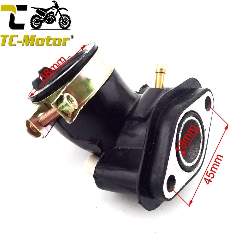 

TC-Motor Intake Manifold Inlet Pipe For GY6 50cc SUNL Baotian Znen Jmstar Moped Scooter