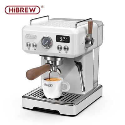 HiBREW Kávovar na espresso H10 Plus, Poloautomatický kávovar 20 bar, Rychlý ohřev, Regulace teploty, Parní tryska na cappuccino a latte