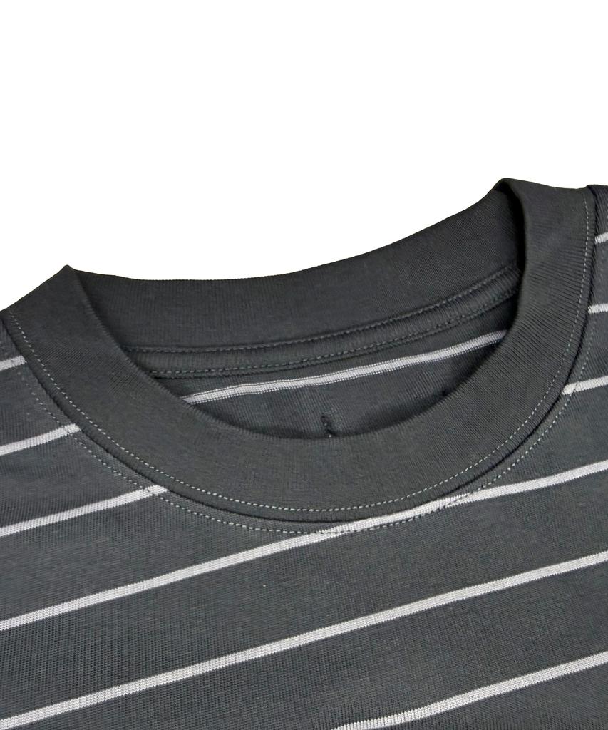 STIGMA Stripe Long Sleeves Charcoal
