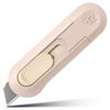 1pcs Portable Mini Paper Cutter Artwork Knife Automatic Rebound Box Opener Pocket Cutter For Office School Supplies