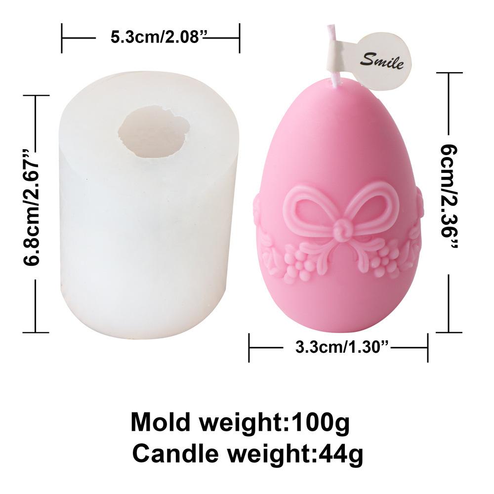 Graffiti Eggs Candle Making Kit Aromatherapy Easter Egg Candle Molds Easter Silicone Mould Embossed Aromatherapy Plaster