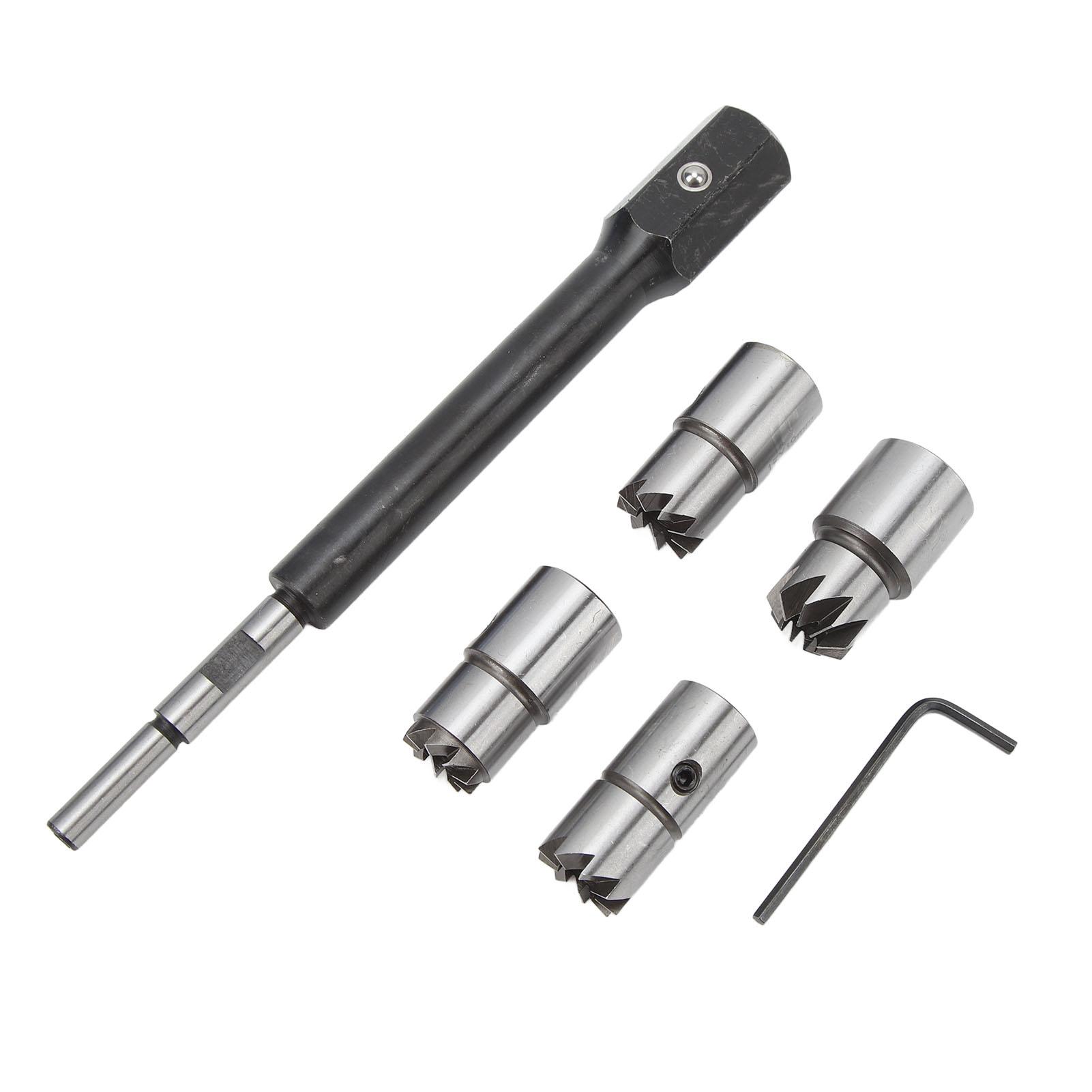 

Набор инструментов для фрезерования седел дизельных форсунок, 5 шт., высокая твердость, прочный, практичный, с шестигранным ключом для двигателей CDI