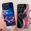 For Motorola Moto G67 MotoG77 Case New Luxury Painted Cover Black Silicone Soft Phone Case For Moto G77 G 67 Back Cover Bumper